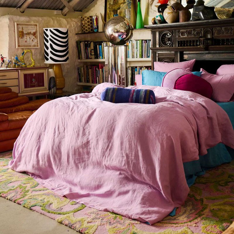 Kip&Co Niagara Lavender Linen Quilt Cover image number 1